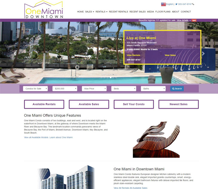 Informational Real Estate Website